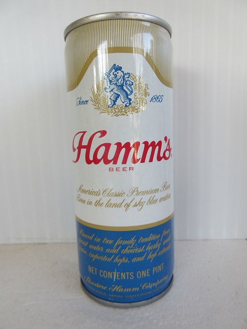 Hamm's - Hamm - crimped - enamel gold - 16oz